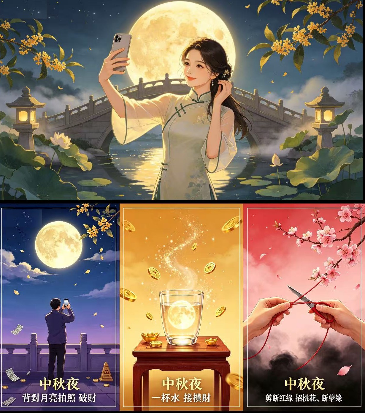  中秋破財警報】中秋夜接橫財『招桃花、斷孽緣』