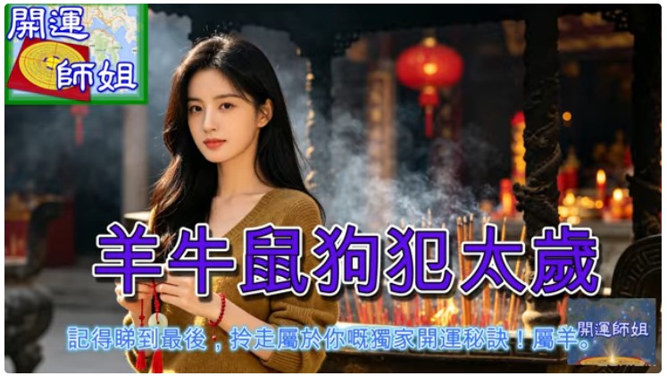 2027犯太歲4生肖！羊牛鼠狗，危機變暴富轉機！